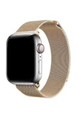 ASFAL Apple Watch 3 4 5 6 7 8 Se 42 44 45 49 Mm Uyumlu Kordon Kayış Bileklik Metal Hasır Örgü Kordon - 1