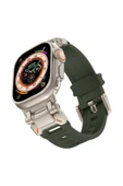 ASFAL Metal Başlıklı Apple Watch Uyumlu 42mm 44mm 45mm 49mm 1/2/3/4/5/6/se/7/8/9 Ultra 2 Uyumlu Şık Kordon - 2
