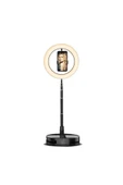 SAYWİN G1 3500 K-6000 K 160 Led Teleskopik Halka Lamba Ring Light Taşınabilir Katlanır Selfie Işığı - 1
