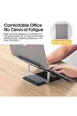 ASFAL Metal Yükseklik Ayarlı Çantalı Tablet ve Laptop Standı Taşınabilir Masaüstü Macbook ve Laptop Tutucu - 2