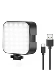 ASFAL 49 Ledli Selfie Işığı Tripod ve Kamera Uyumlu Taşınabilir Mini Led Işık Selfie ve Video Işığı - 5
