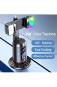 ASFAL Yüz Takibi Yapan 360° Dönen Işıklı  Kumandalı Gimbal Video Çekimi İçin Taşınabilir Akıllı Tripod - 3