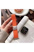 ASFAL Apple Watch 3/4/5/6/7/8/9/10/se/ultra/ultra2 44mm/45mm/46mm/49mm Uyumlu Kumaş Kordon thumbnail 2