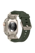 ASFAL Metal Başlıklı Apple Watch Uyumlu 42mm 44mm 45mm 49mm 1/2/3/4/5/6/se/7/8/9 Ultra 2 Uyumlu Şık Kordon - 1