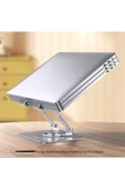 ASFAL 14 inçe Kadar Uyumlu Metal 360° Dönen Katlanabilir Telefon Bilgisayar ve Tablet Standı Tablet Tutucu - 2