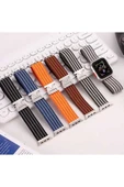 ASFAL Apple Watch 3/4/5/6/7/8/9/10/se/ultra/ultra2 44mm/45mm/46mm/49mm Uyumlu Kumaş Kordon - 5