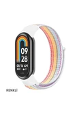 ASFAL Xiaomi Mi Band 8 Uyumlu Kordon Mi Band 8 Sport Loop Örgü Kordon Kayış - 1