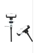 ASFAL 210 Cm Tripot 8 Inç 20 Cm Rgb Işık Çok Renkli Makyaj Tiktok Selfie Işığı Selfie Çubuğu Tripod thumbnail 5