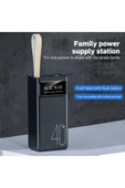 ASFAL Taşınabilir 40000 Mah Powerbank Dijital Göstergeli Işıklı Kamp İçin Powerbank Güç Deposu - 2