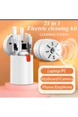 ASFAL Şarjlı Mini Elektrikli Süpürge 21 in 1 Bilgisayar, Kamera, Telefon Klavye ve  Airpods Temizleme Seti - 4