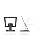ASFAL 14 inç Uyumlu Yer Kaplamaz Açısı  Ayarlanabilir Telefon Ve Tablet Tutucu Katlanabilir Tablet Standı - 4