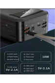 ASFAL Kendinden Kablolu 80000 Mah Powerbank Dijital Göstergeli Taşınabilir Kamp İçin Powerbank Güç Deposu - 3