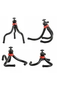 ASFAL 30 Cm Esnek Tripod Gorillapod Dslr Telefon Kamera Tutucu Tutacağı Standı + Telefon Tutacağı thumbnail 2