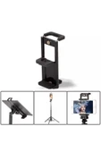 NEEPHO Çok Fonksiyonlu Tripod Başlığı Telefon Ve Tablet Tutucu Başlık 2 In1 - 2
