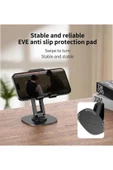ASFAL 360° Dönebilen Masaüstü Telefon ve Tablet Tutucu Katlanabilir Taşınabilir Tablet ve Telefon Standı - 4
