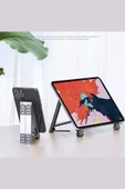 ASFAL Metal Laptop Standı. Tablet, Telefon Standı Cep Boy Çok Amaçlı Pratik ve Şık Stand - 2