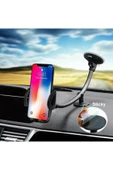 ASFAL Çift Vantuzlu Araç Içi Vantuzlu Telefon Tutucu Cam Yapışkanlı Car Holder - 1