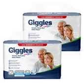 Giggles Yetişkin Bel Bantlı Hasta Bezi ExtraLarge 30'lu 2 Paket 60 Adet - 2