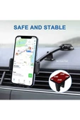 ASFAL Kamyon, Tır ve Araç içi Telefon Tutucu Vantuzlu, Uzun, Güçlü Şık Telefon Tutacağı - 2