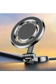 ASFAL 360° Dönen Metal, Katlanabilir, Açısı Ayarlanabilir Mıknatıslı Araç İçi Telefon Tutucu - 1