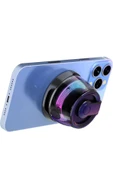 ASFAL Magsafe Uyumlu Taşınabilir Bluetooth Hoparlör RGB Işıklı 5.3 Bluetooth Telefon Tutuculu Mini Speaker - 1