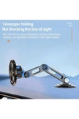 ASFAL %100 Metal, Güçlü Mıknatıslı, Araç Telefon Tutucu, Katlanabilir Masaüstü Telefon Tutacağı thumbnail 2