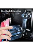 ASFAL Güçlü Mıknatıslı Araba Izgara Uyumlu Mıknatıslı Telefon Tutacağı 360° Dönen Yatay ve Dikey Kullanım thumbnail 2