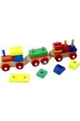 Onyıl Oyuncak Playwood Eğitici Ahşap Bultak Tren - 2