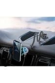 ASFAL Kablosuz Şarj Özellikli Magsafe Uyumlu Uzun Kollu Araç İçi Telefon Tutucu Mıknatıslı Telefon Tutacak thumbnail 2