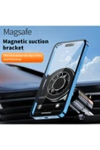 ASFAL Magsafe Uyumlu Mıknatıslı Araba Telefon Tutucu Izgara Uyumlu Manyetik Araç Telefon Tutacağı - 4