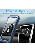 ASFAL Güçlü Mıknatıslı Araba Izgara Uyumlu Mıknatıslı Telefon Tutacağı 360° Dönen Yatay ve Dikey Kullanım thumbnail 7