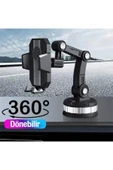 ASFAL Ultra Güçlü Vantuzlu, Cam ve Torpido Üstüne Yapışan Araç İçi Telefon Tutucu, Yatay ve Dikey Kullanım - 3