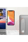ASFAL Mıknatıslı Bilgisayar, Laptop Telefon Tutucu Macbook, Ekran, Monitör Telefon Tutacağı thumbnail 5