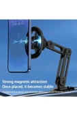 ASFAL %100 Metal, Güçlü Mıknatıslı, Araç Telefon Tutucu, Katlanabilir Masaüstü Telefon Tutacağı thumbnail 3
