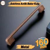 Radus Antik Bakır Metal Kulp 160 mm 16 cm Mobilya Çekmece Mutfak Dolabı Dolap Kulpları Kulbu Kulpu - 1