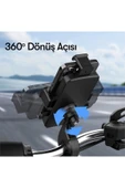 ASFAL Gidon Bağlantılı Scooter, Motosiklet Ve Bisiklet Telefon Tutucu Otomatik Kilitlemeli thumbnail 4