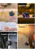 ASFAL Magsafe Uyumlu Taşınabilir Bluetooth Hoparlör RGB Işıklı 5.3 Bluetooth Telefon Tutuculu Mini Speaker - 4