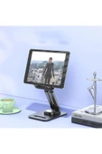 ASFAL 360° Dönebilen Katlanabilir Uzayan Masaüstü Telefon Ve Tablet Standı Telefon Ve Tablet Tutucu thumbnail 3