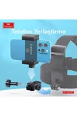 ASFAL Aksiyon Kamera Uyumlu Lastikli Telefon Tutucu  Ayarlanabilir Vlog Video Çekimi Tutacağı - 6