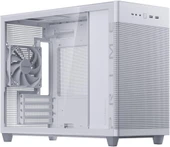 Asus Prime AP201 1 Fanlı Beyaz mATX Bilgisayar Kasası - 4