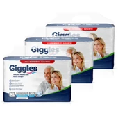 Giggles Yetişkin Bel Bantlı Hasta Bezi ExtraLarge 30'lu 3 Paket 90 Adet - 2