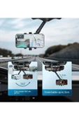 ASFAL Araç Içi Kaliteli Dikiz Aynası Telefon Tutucu Pratik, Uzayıp Ayarlanabilir 360° Dönen Car Holder - 5