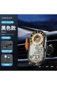 ASFAL Sensörlü 15W Kablosuz Şarj Özellikli Kaliteli Transparan Araç içi Telefon Tutucu Havalandırma Uyumlu thumbnail 2