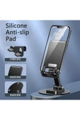 ASFAL 360° Dönebilen Katlanabilir Taşınabilir Kaliteli Telefon Ve Tablet Tutucu, Telefon Ve Tablet Standı thumbnail 2