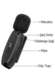 Hepa Merz S-50 Type-C Çiftli Kablosuz Yaka Mikrofonu Yüksek Ses Kaliteli Gürültü Önleyici thumbnail 2