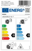 Momo 185/65 R15 92T XL M4 Four Season Oto Dört Mevsim Lastiği ( Üretim Yılı: 2025 ) - 4