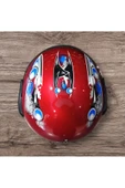 BYMOTOR KIRMIZI FULL FACE YÜN BOYUNLUKLU STANDART KASK - 5