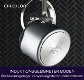 Cırculon A1 Serisi 18cm Cam Kapaklı Sos Tenceresi - 3