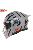 Free-M 965 Upset Nardo Gri-siyah Çene Açılır Kask - 1