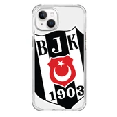 Beşiktaş Büyük Logo Şeffaf Telefon Kılıfı - 1